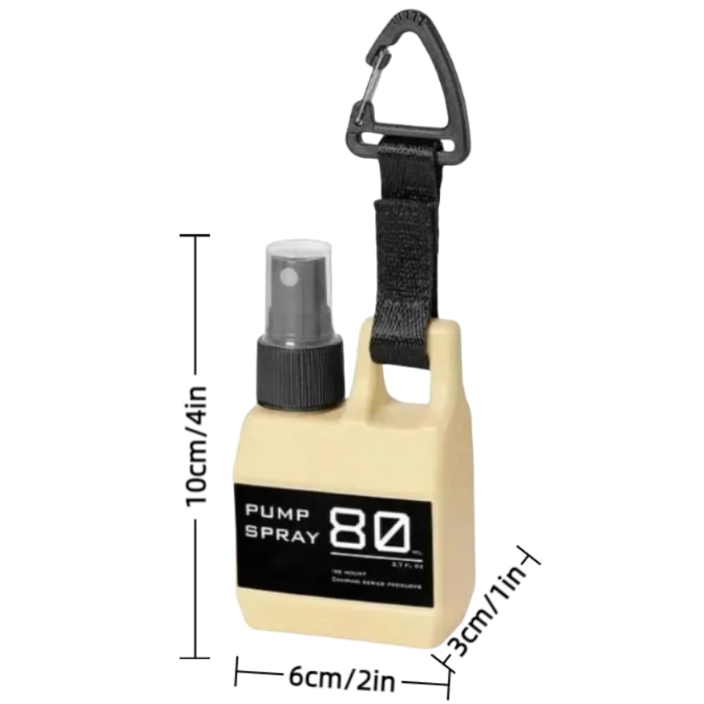 80ml Refillable Leak-Proof Plastic Spray Bottle I695665