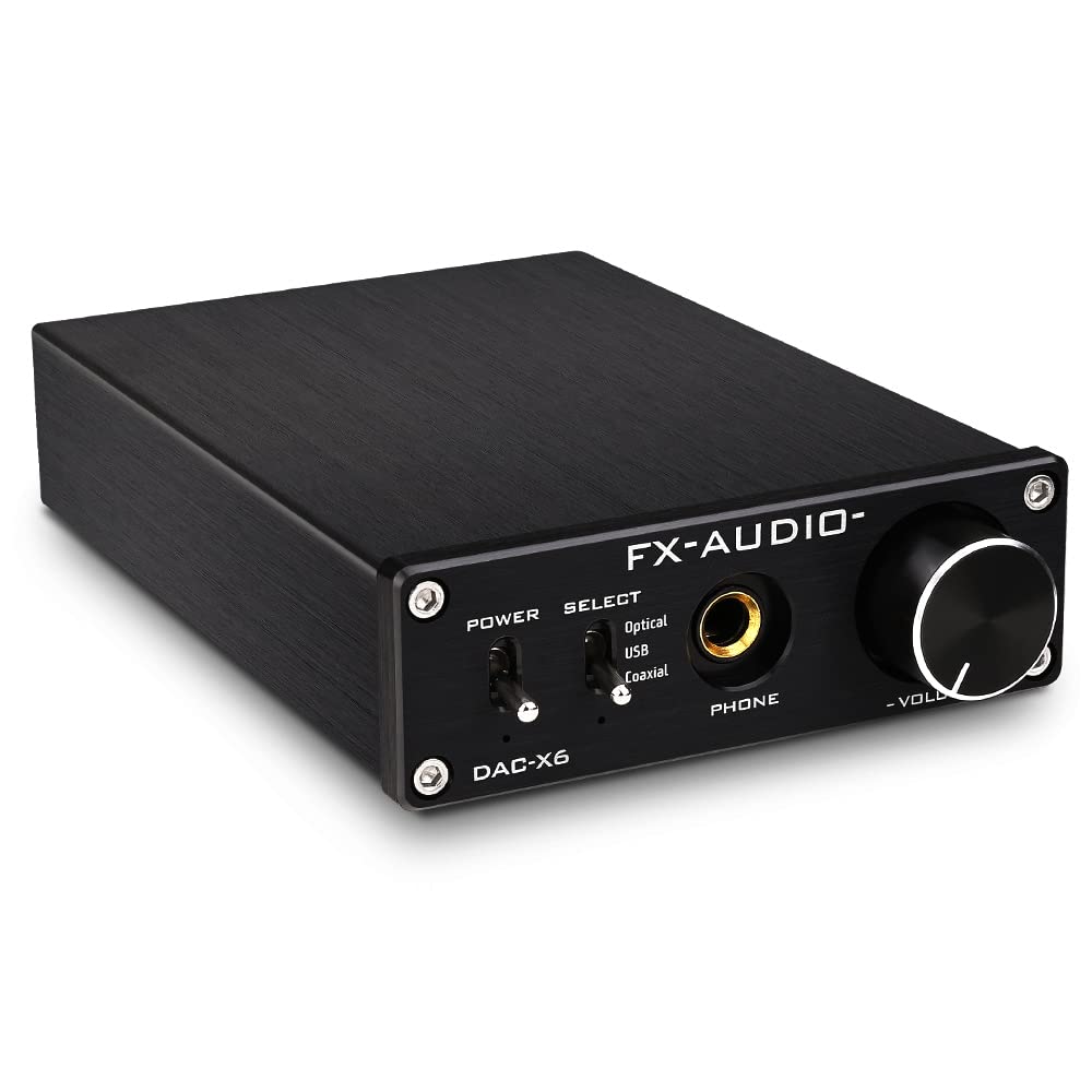 Black 24Bit/96KHz Digital Audio Decoder Headphone Amplifier H145