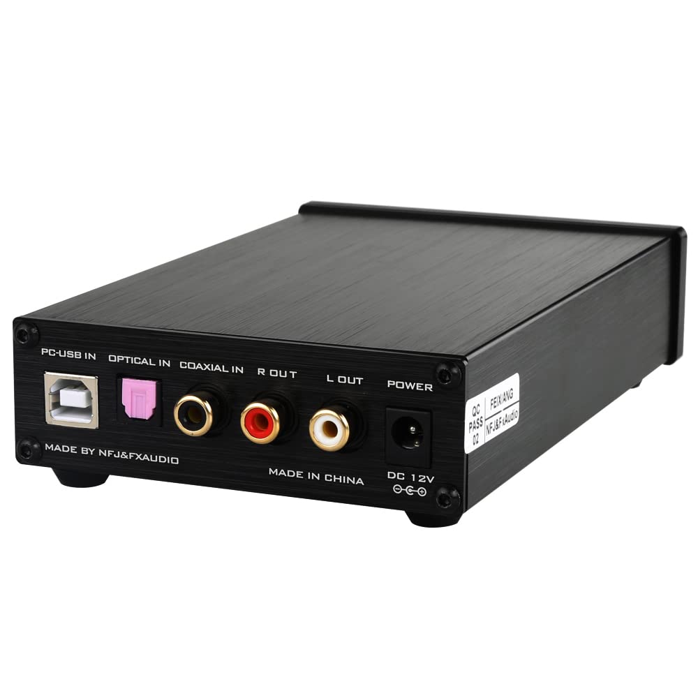 Black 24Bit/96KHz Digital Audio Decoder Headphone Amplifier H145