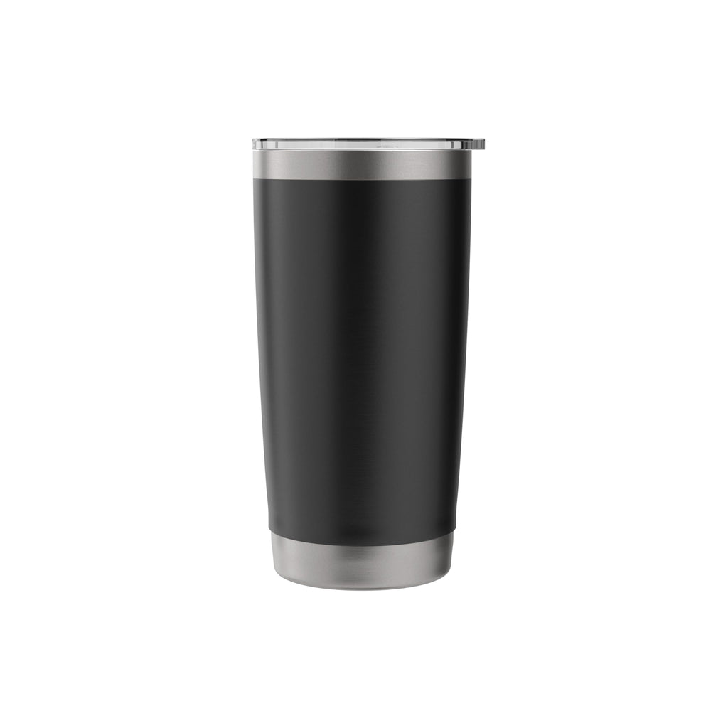 Black White Stainless Steel Insulated Travel Mug N9336