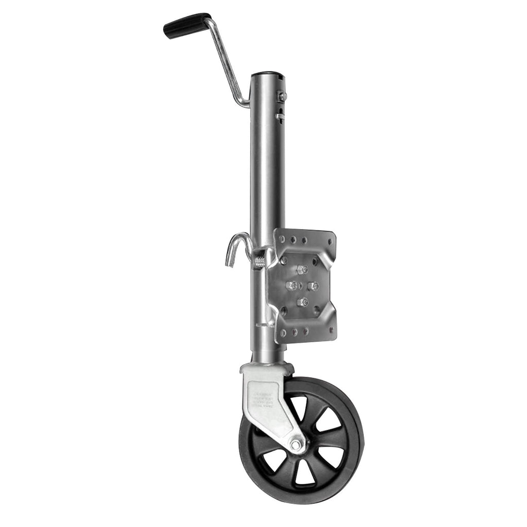 Bolt-On Swivel Trailer Jack with 8'' Wheel, 1500 lbs Capacity Z902135