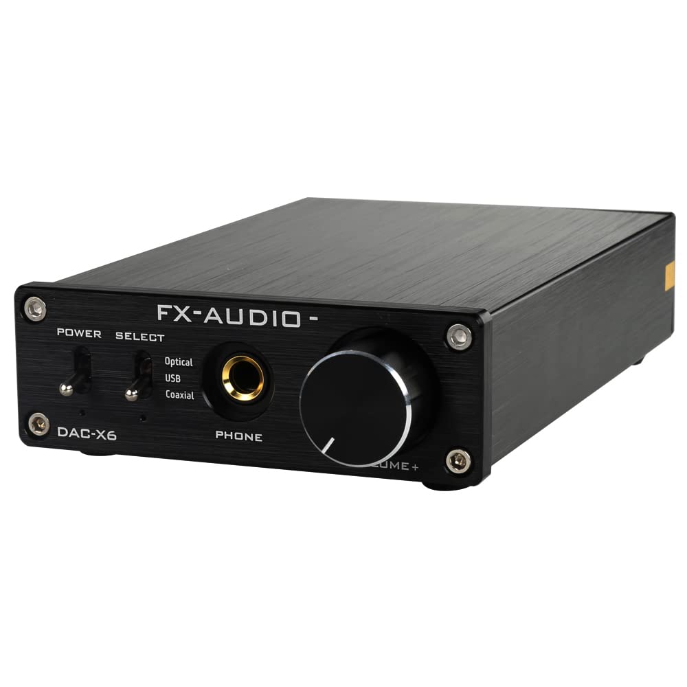 Black 24Bit/96KHz Digital Audio Decoder Headphone Amplifier H145