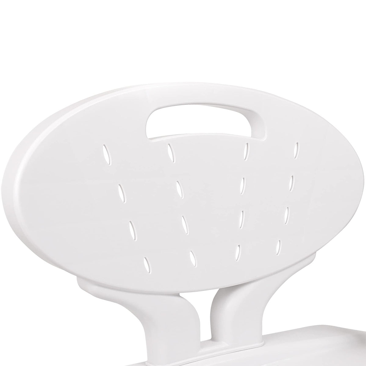 Shower Chair Bath Seat with Padded Arms, Removable Back and Adjustable Legs Z9720