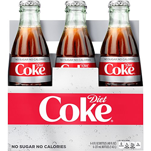 Diet Coke Glass Bottles 4(6 Packs) M3887