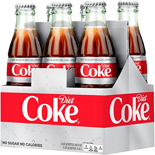 Diet Coke Glass Bottles 4(6 Packs) M3887