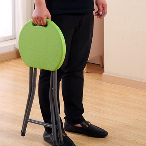 18 Inch Black Portable Folding Chair with Handle B2107