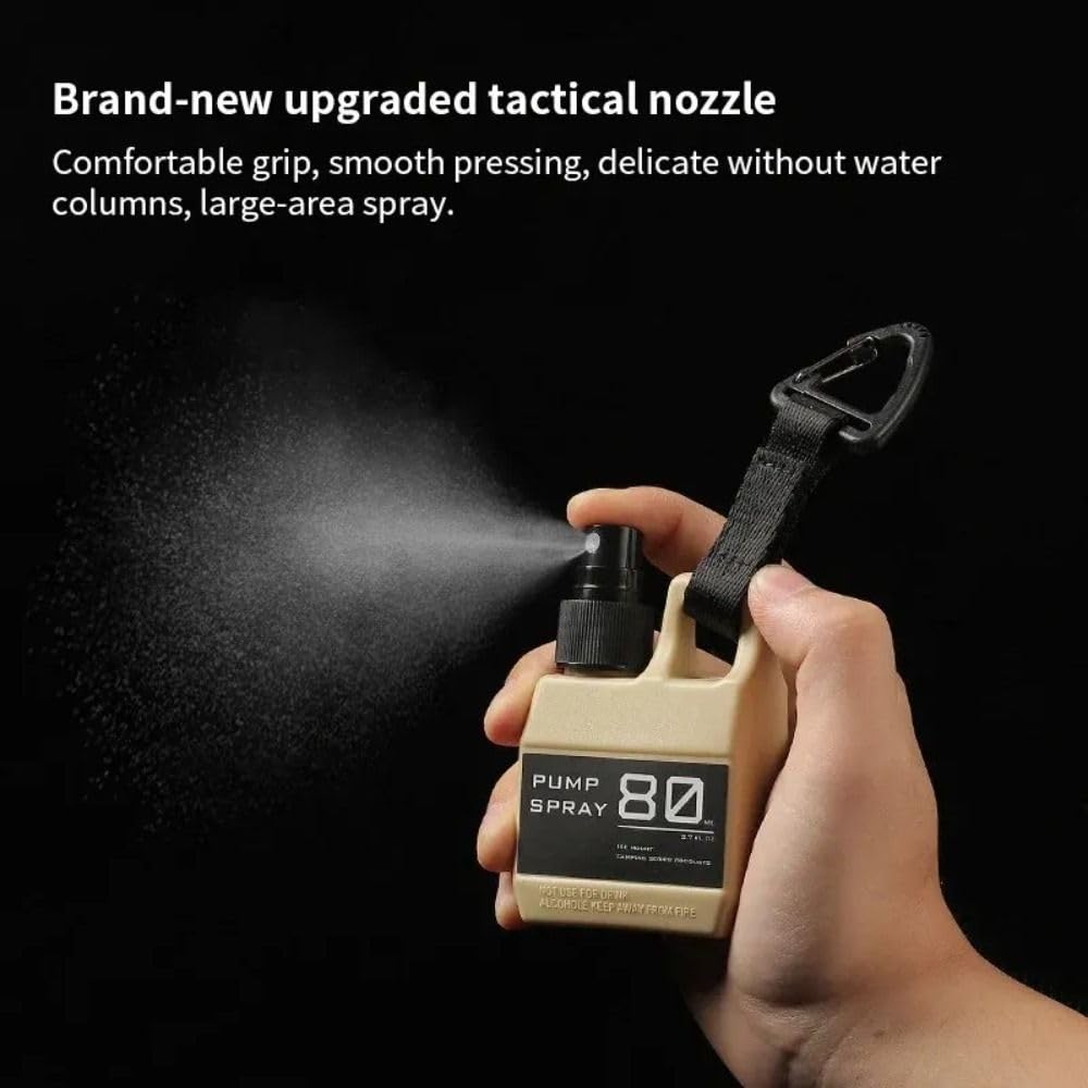 80ml Refillable Leak-Proof Plastic Spray Bottle I695665