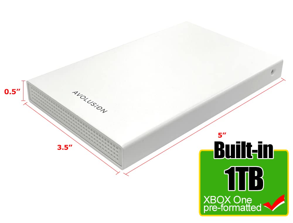 1TB USB 3.0 Portable External Hard Drive F172212
