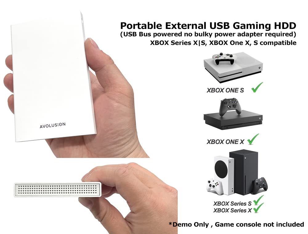 1TB USB 3.0 Portable External Hard Drive F172212