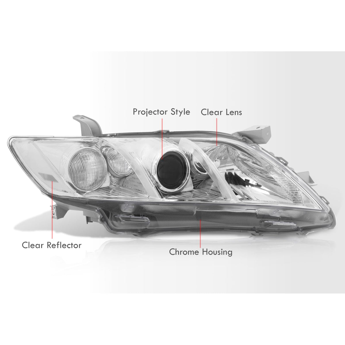 Projector Headlights Headlamps Signal Lamps Assembly Pair Set A65361