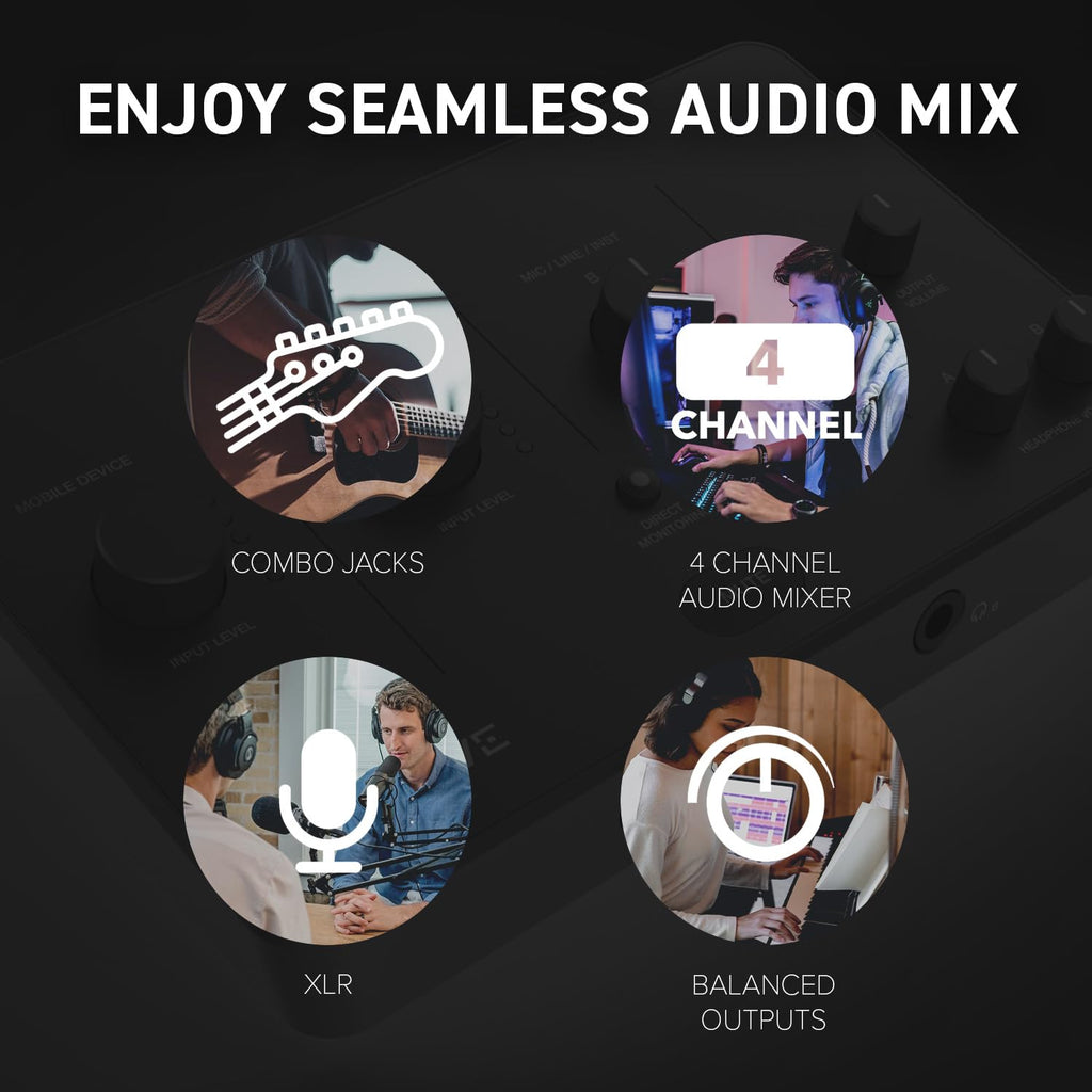 USB Audio Interface with Direct Monitoring S297