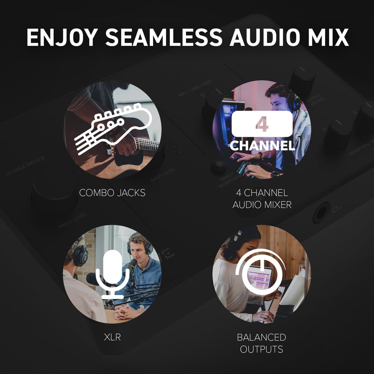 USB Audio Interface with Direct Monitoring S297