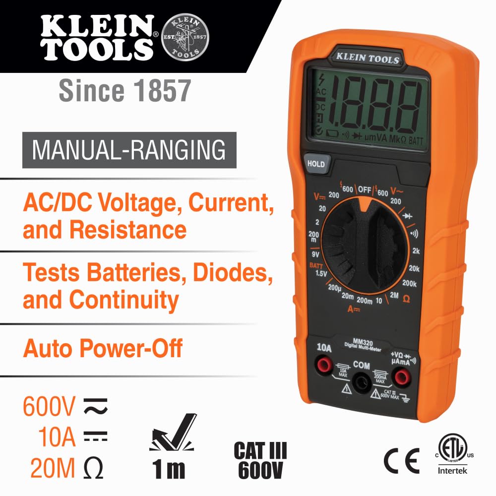 Digital Multimeter Electrical Test Kit with Voltage Tester G630160