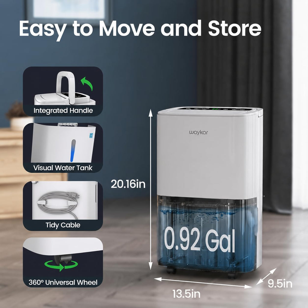 80 Pints Energy Star Dehumidifier with Drain Hose J65408