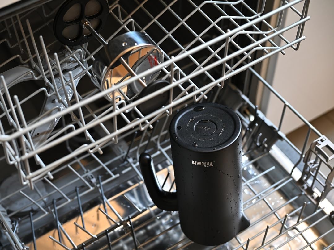 Black 34Oz Stainless Steel French Press Coffee Maker X620