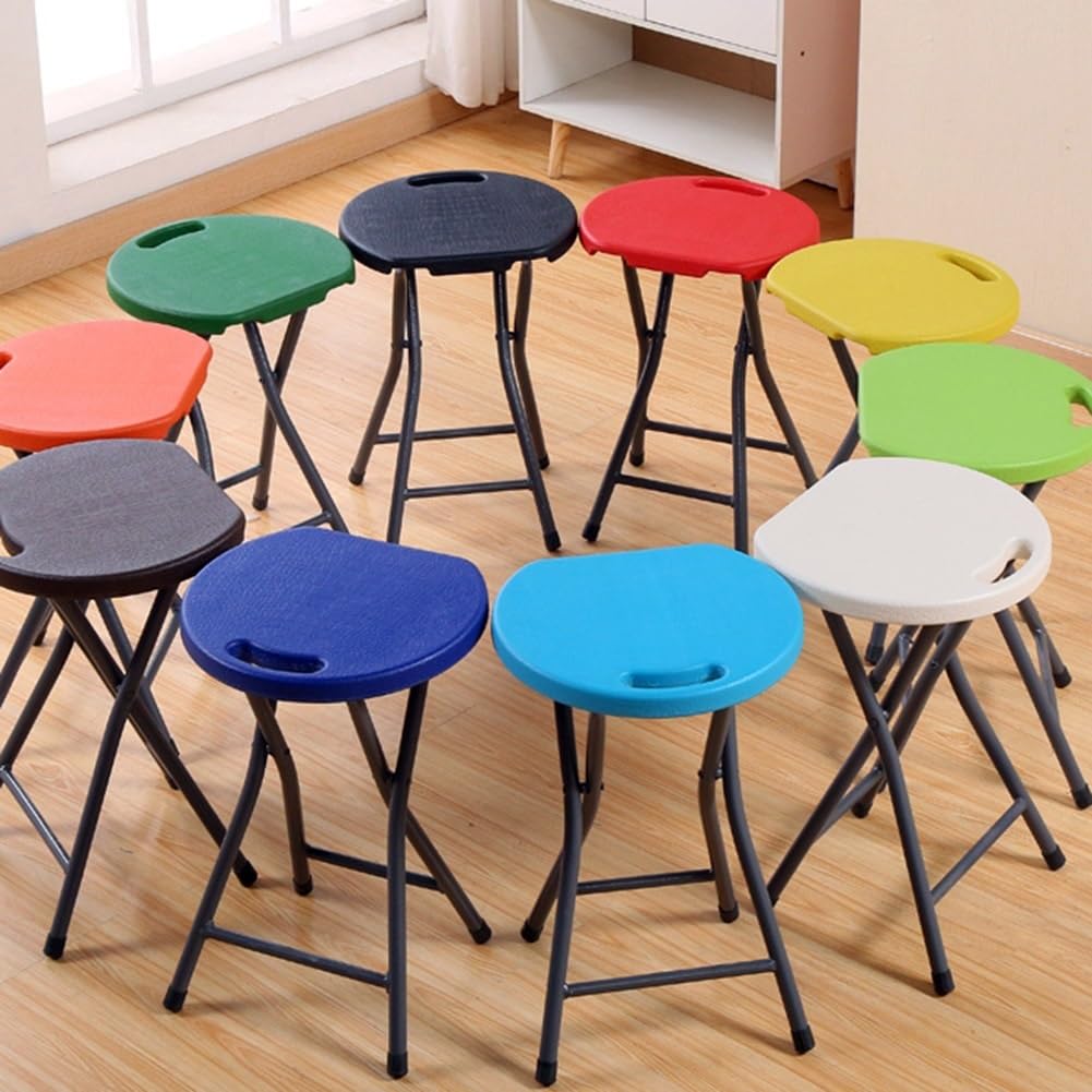 18 Inch Black Portable Folding Chair with Handle B2107