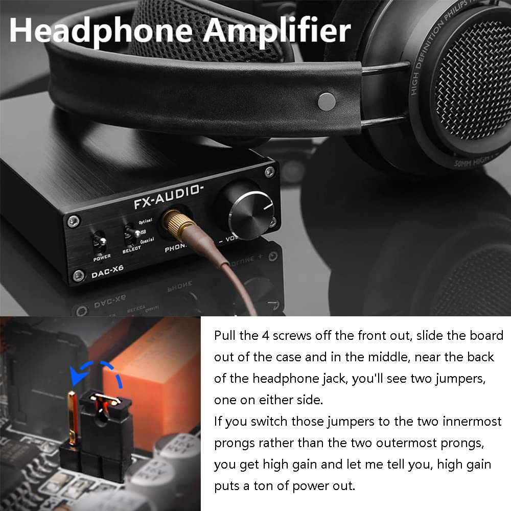 Black 24Bit/96KHz Digital Audio Decoder Headphone Amplifier H145