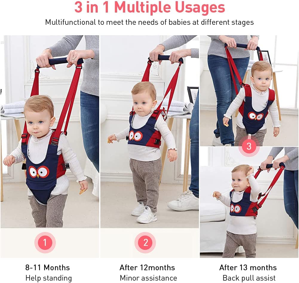 Adjustable Baby Walking Helper with Detachable Harness W672