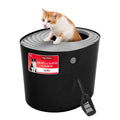 Top Entry Cat Litter Box, Large, Black/Gray G5399