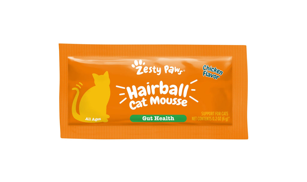 Chicken Omega 3 Cat Hairball Mousse 14 Ct O877356