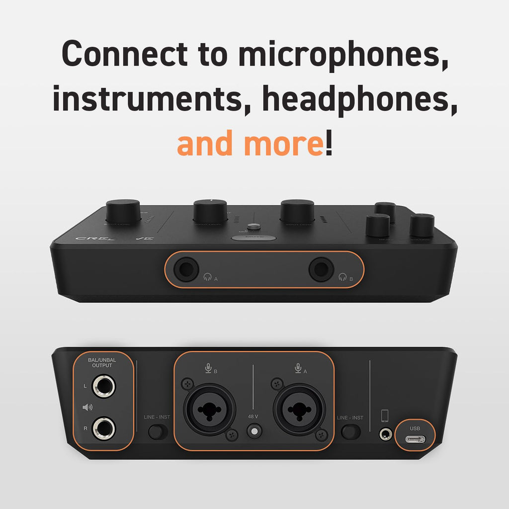 USB Audio Interface with Direct Monitoring S297