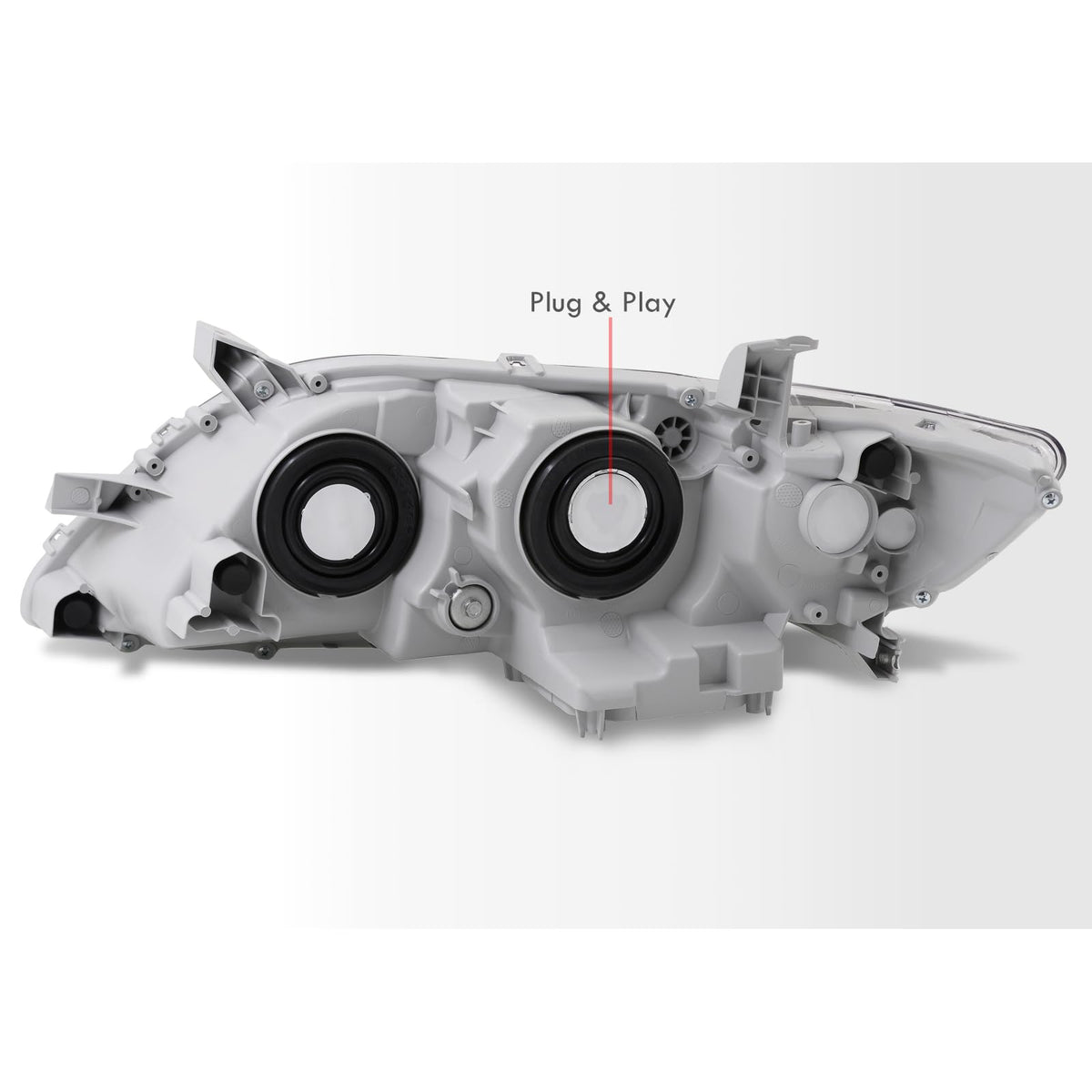Projector Headlights Headlamps Signal Lamps Assembly Pair Set A65361