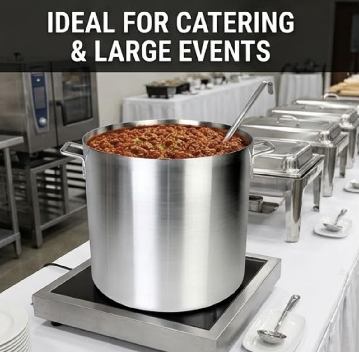 60 Quart Aluminum Stock Pot G10948
