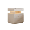 3-Drawer LED Nightstand with Light F8254