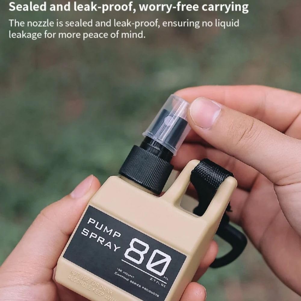 80ml Refillable Leak-Proof Plastic Spray Bottle I695665