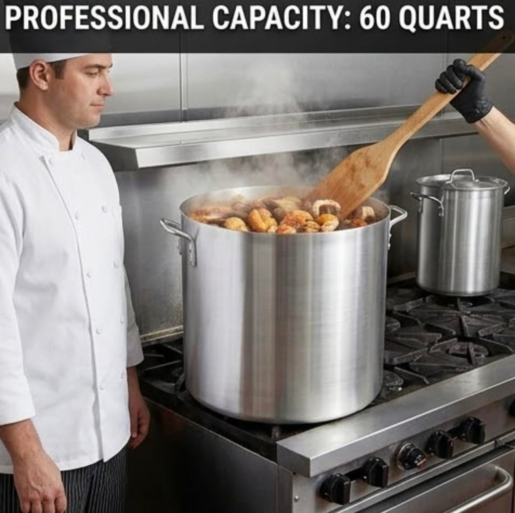 60 Quart Aluminum Stock Pot G10948