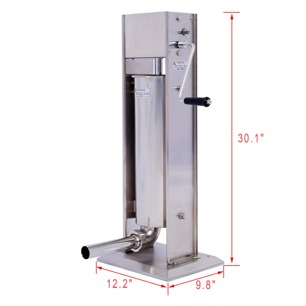 Stainless Steel Vertical Sausage Stuffer 15LB R1459