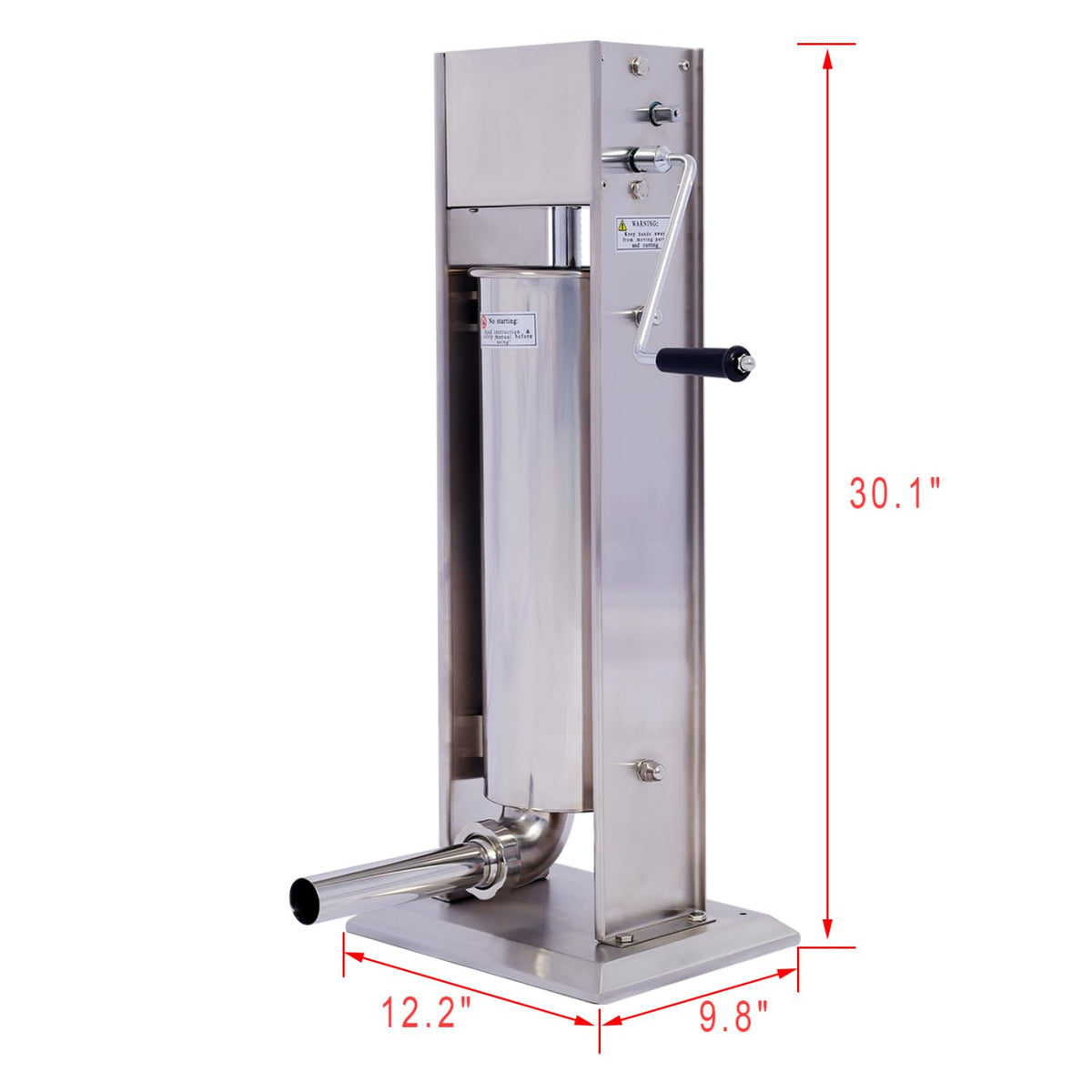 Stainless Steel Vertical Sausage Stuffer 15LB R1459