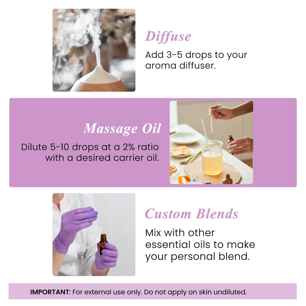 Lavender and Orange Essential Oils 2 x 4 Fl Oz L346