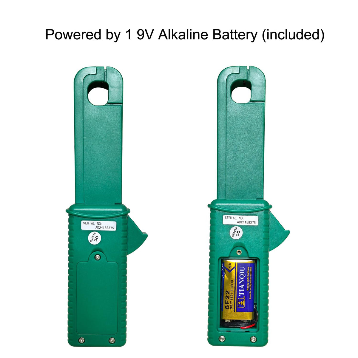 AC/DC Clamp-On Ammeter with 1mA Resolution, 60A Range, Data Hold & Backlight C6779