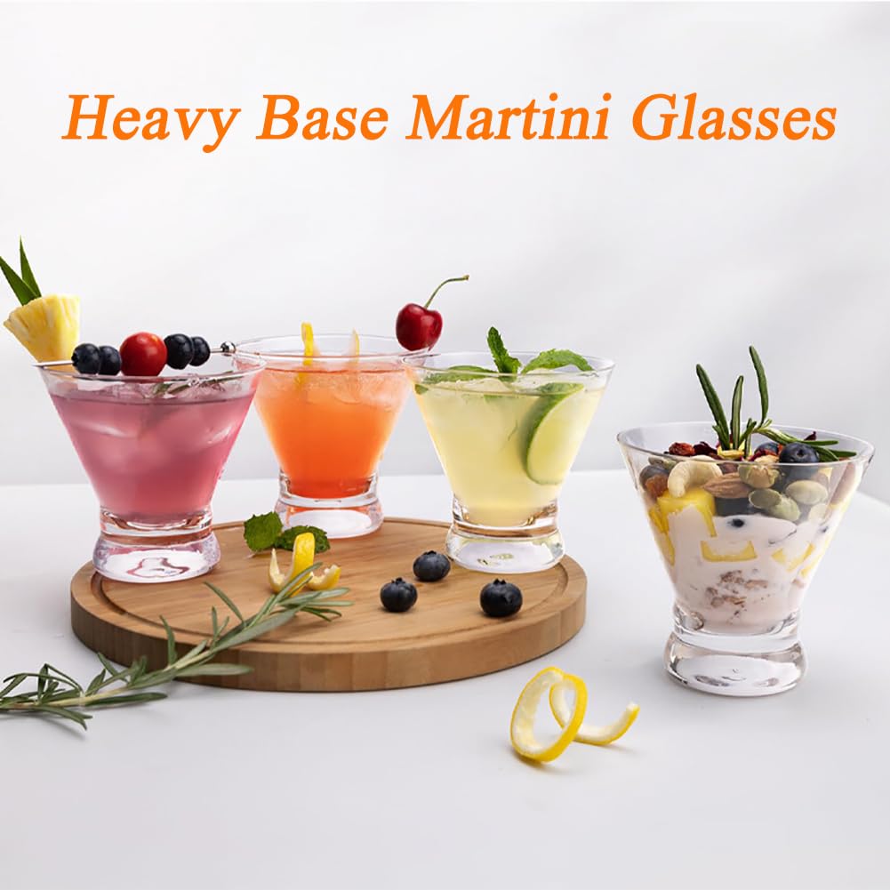 Stemless Martini Glasses Set of 4 X866