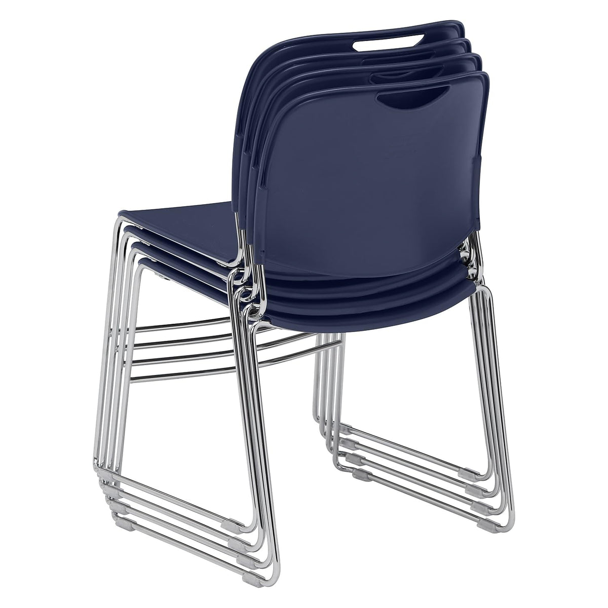 Navy Blue Stack Chair 4 Pack T6333