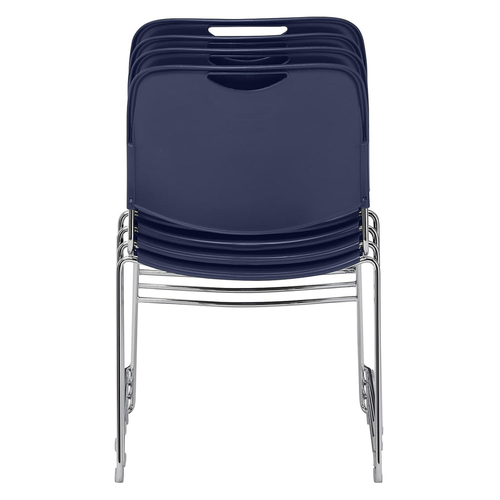 Navy Blue Stack Chair 4 Pack T6333