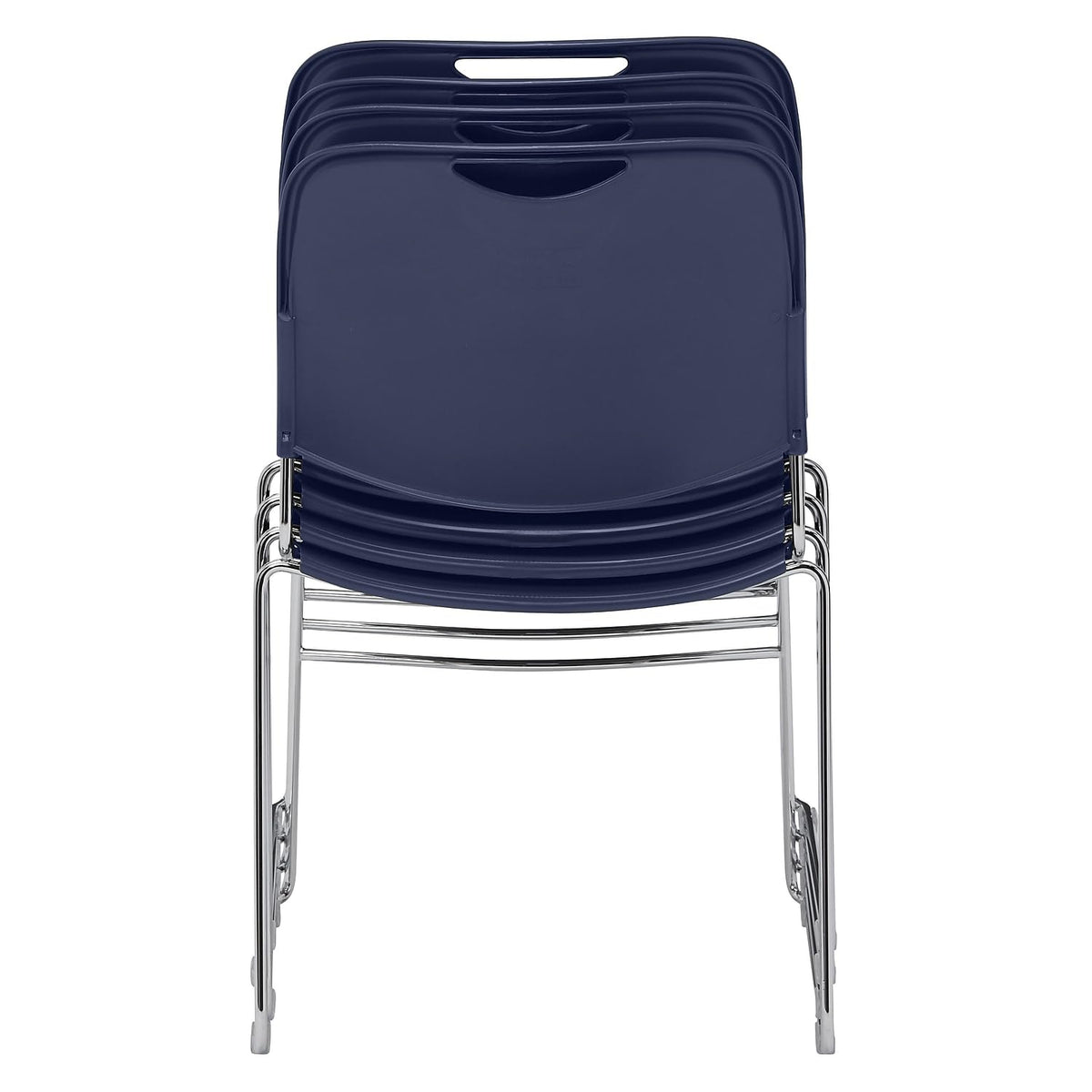 Navy Blue Stack Chair 4 Pack T6333