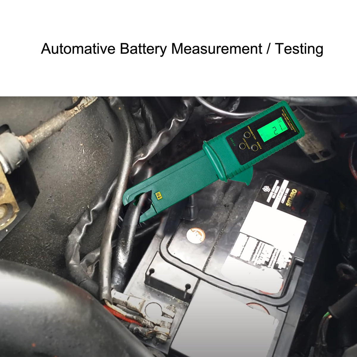 AC/DC Clamp-On Ammeter with 1mA Resolution, 60A Range, Data Hold & Backlight C6779