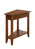 24" Cherry End Table with Storage Shelf S7473