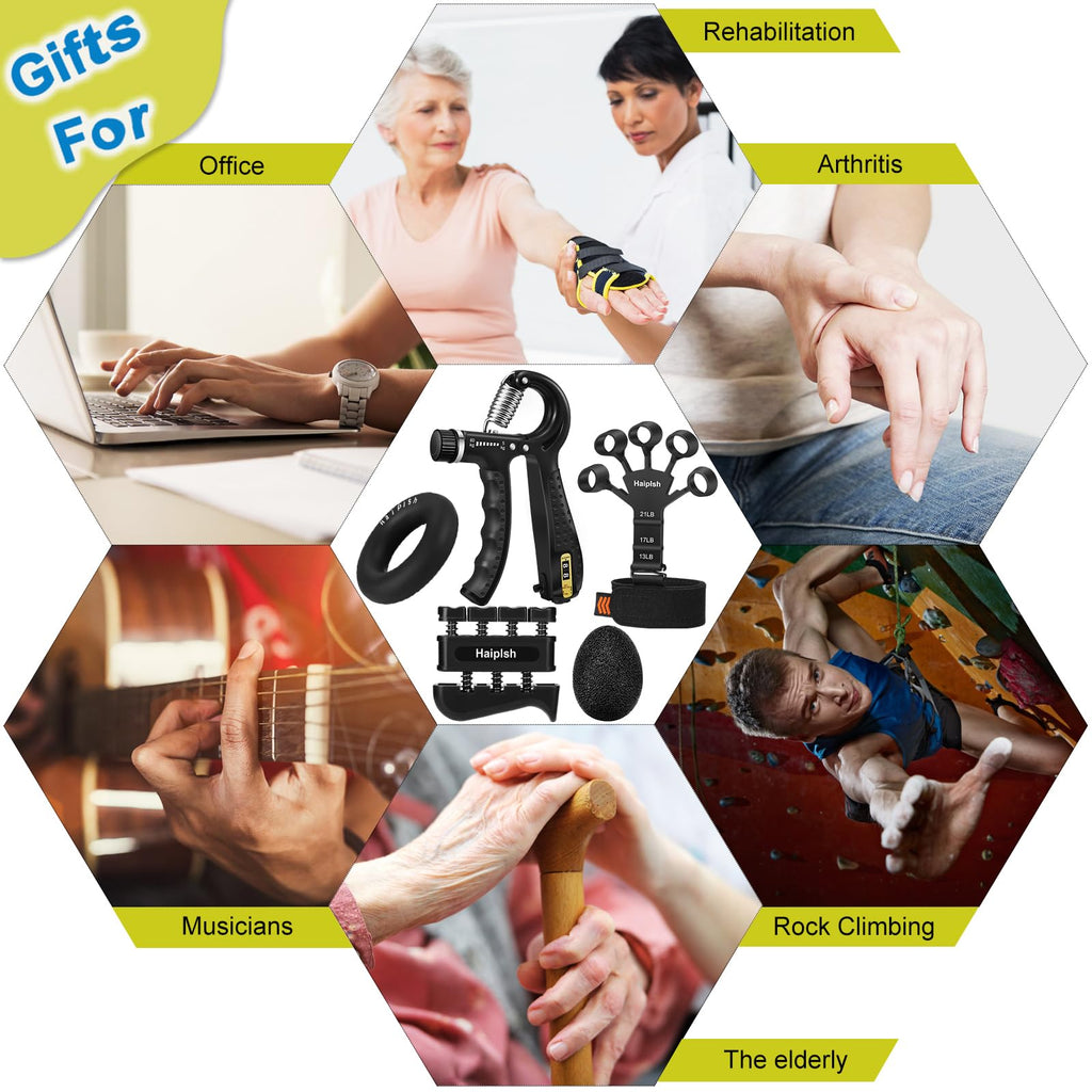 5 Pack Silicone Hand Grip Strengthener Kit Z4822