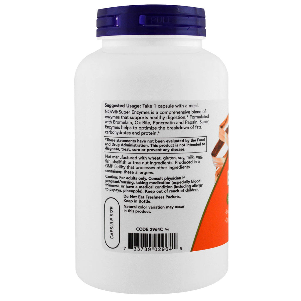 Super Enzymes 180 Capsules, 2 Pack B548697