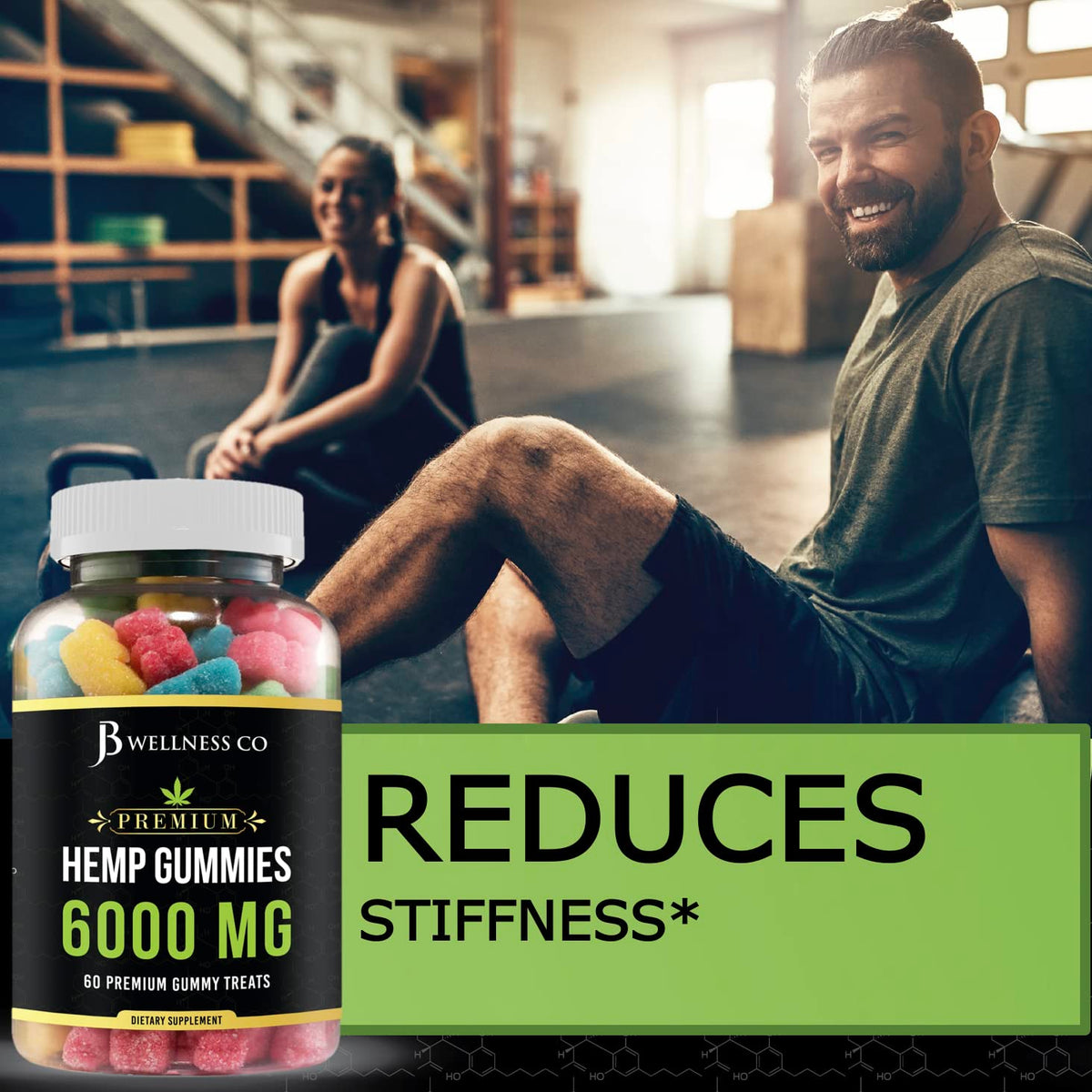 Hemp Gummies with Hemp Oil 2-Pack S2982