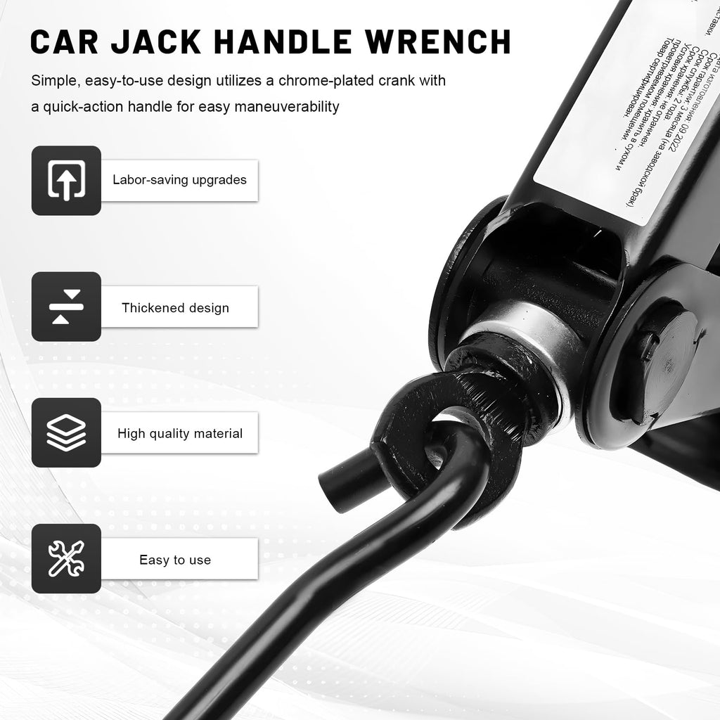 Scissor Lift Jack Crank Handle Metal Auto Repair Tool C760853