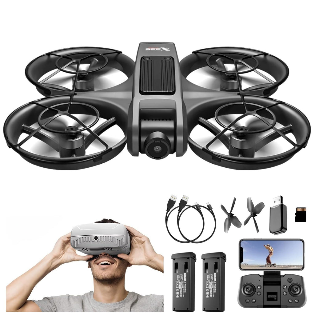 Adult Drone with VR Goggles Headset, 1080P HD Camera, FPV Quadcopter G823