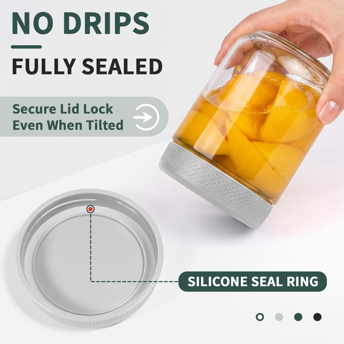 12 Pack 16 oz Glass Jars with Lid Y5541