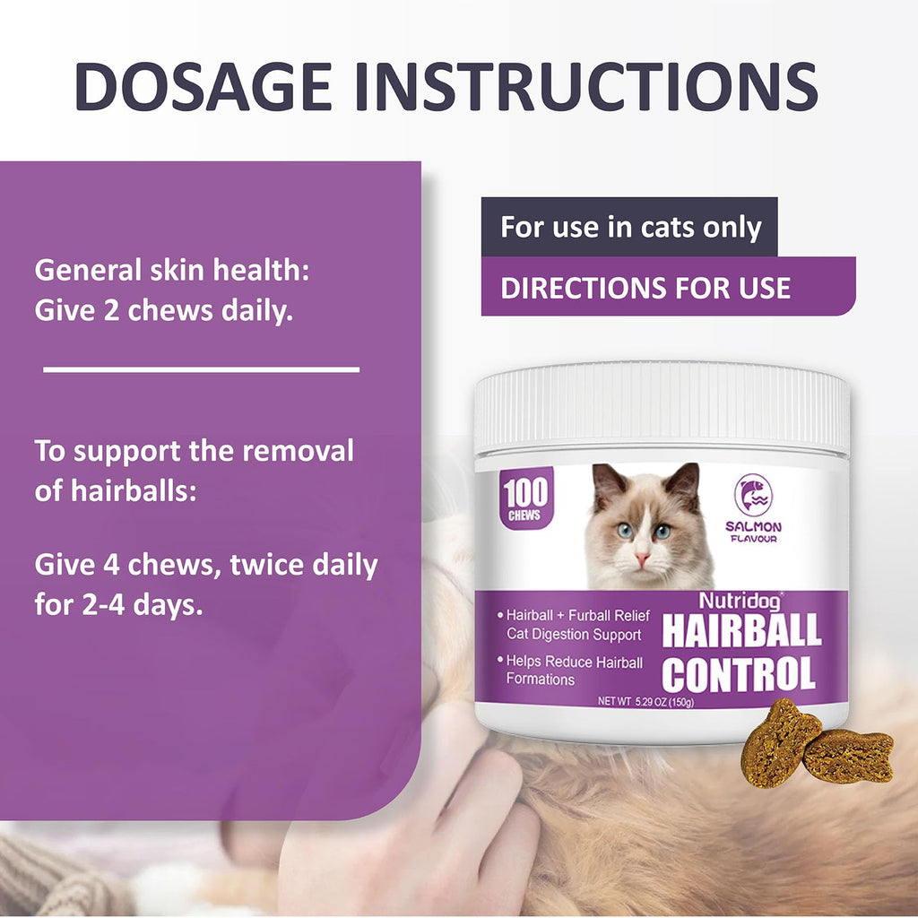 Hairball Remedy Chews with Omega 3&6 B9330