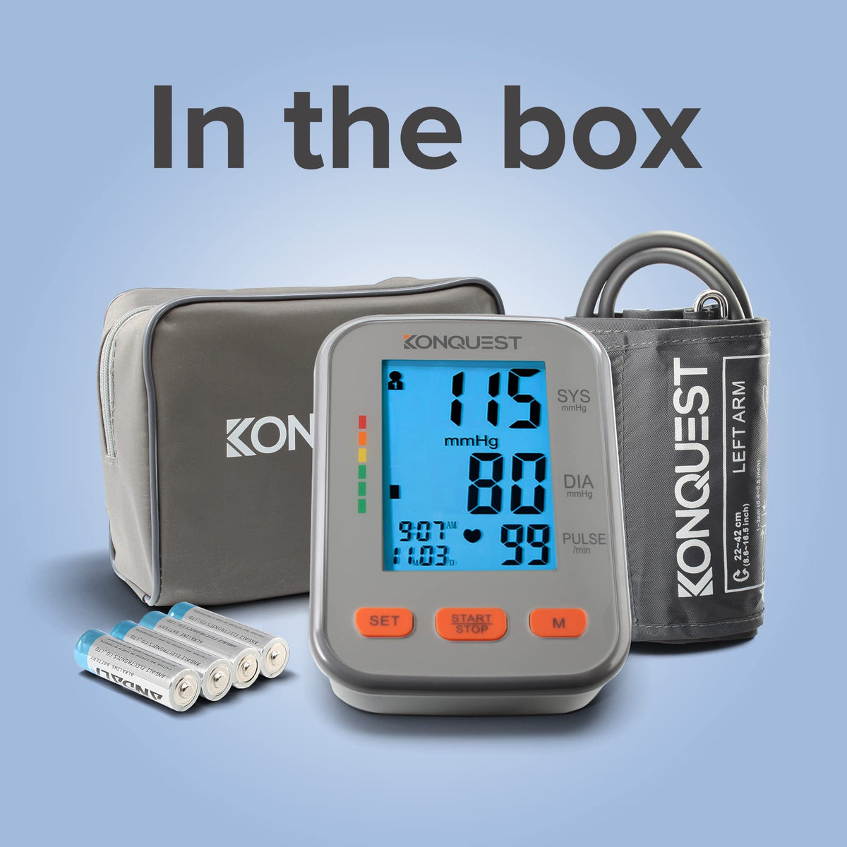 Automatic Upper Arm Blood Pressure Monitor Extra Large Cuff M228