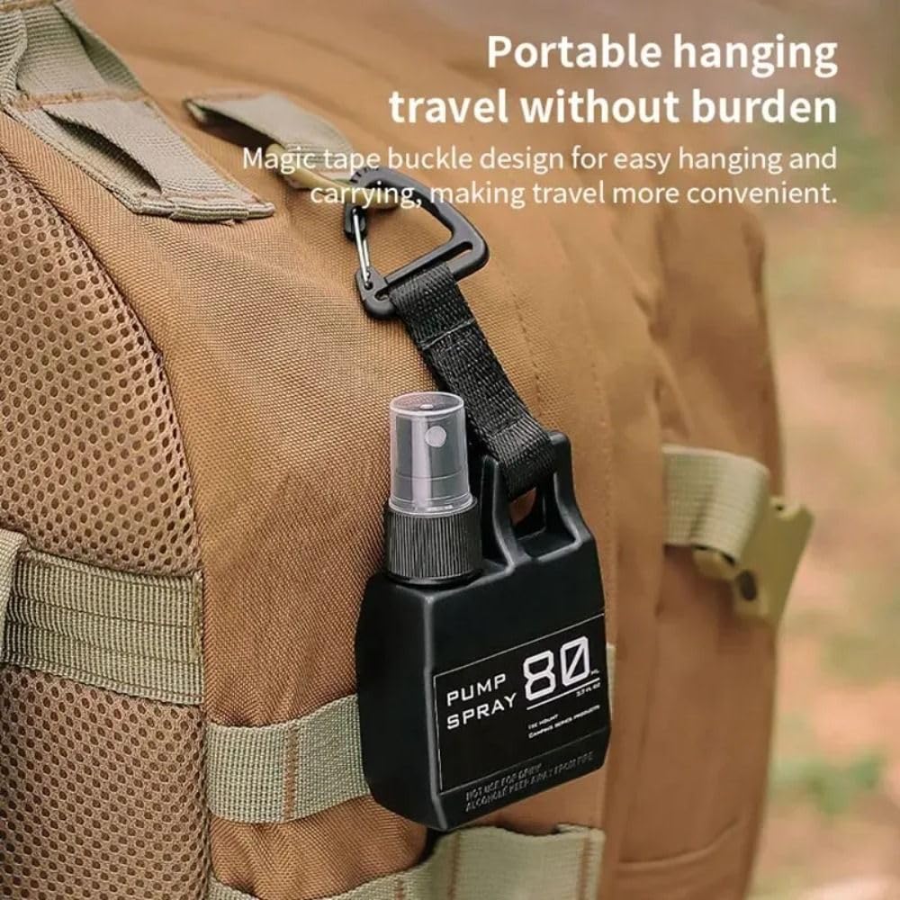 80ml Refillable Leak-Proof Plastic Spray Bottle I695665