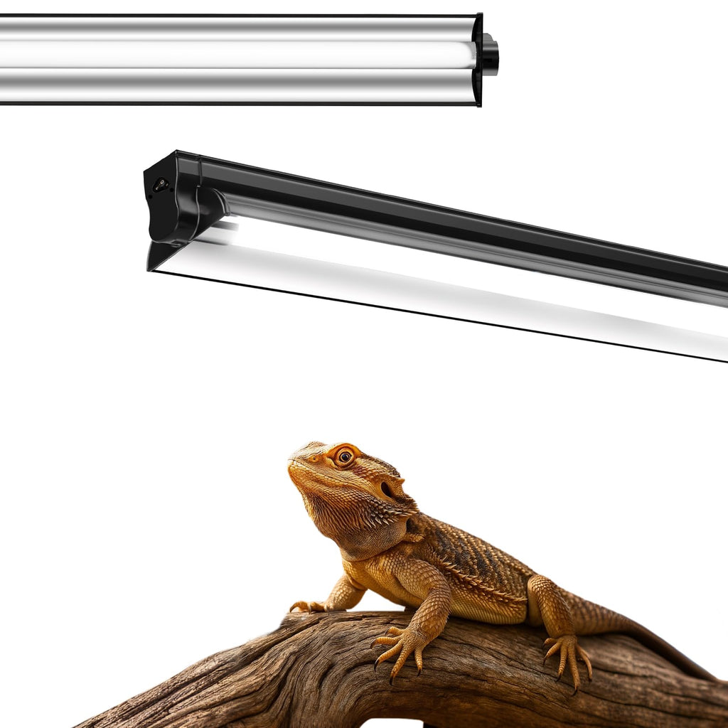 12 Inch 8W T5 10.0 UVB Reptile Light Fixture D813